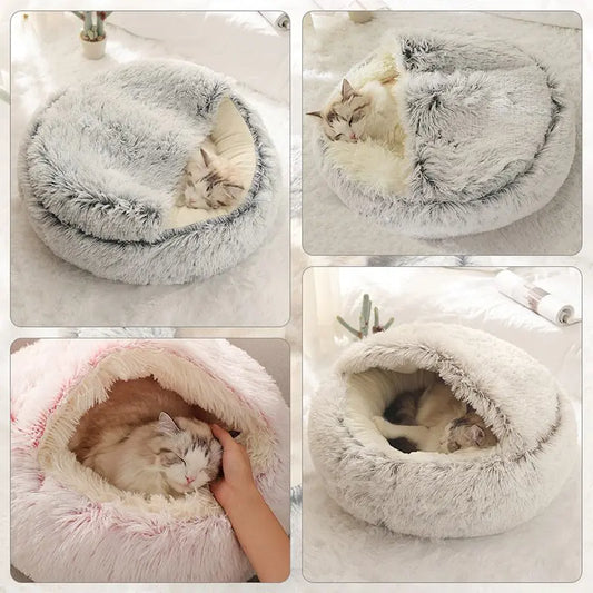 Plush Cat Bed