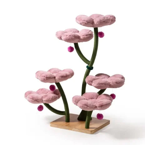 Boomtoren met bloementhema